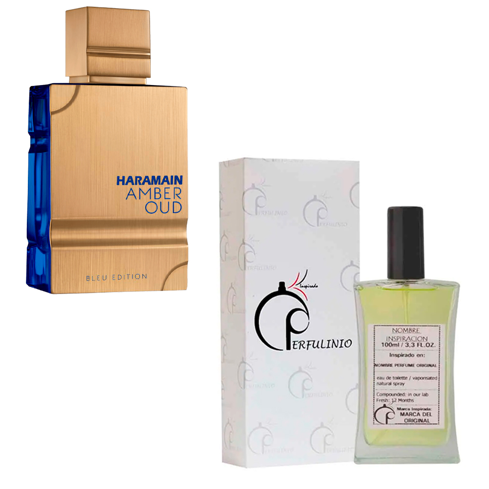 Perfume Ambar Azul Inspiración Con feromonas Amber Oud Blue